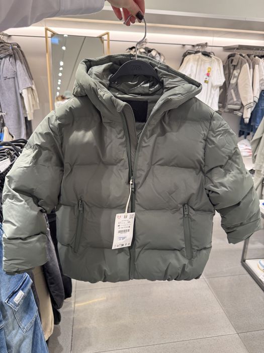 Стьобана дитяча куртка Zara 122-164 см