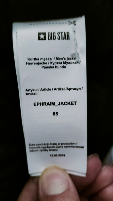 Kurtka big star męska stan bardz odbry
