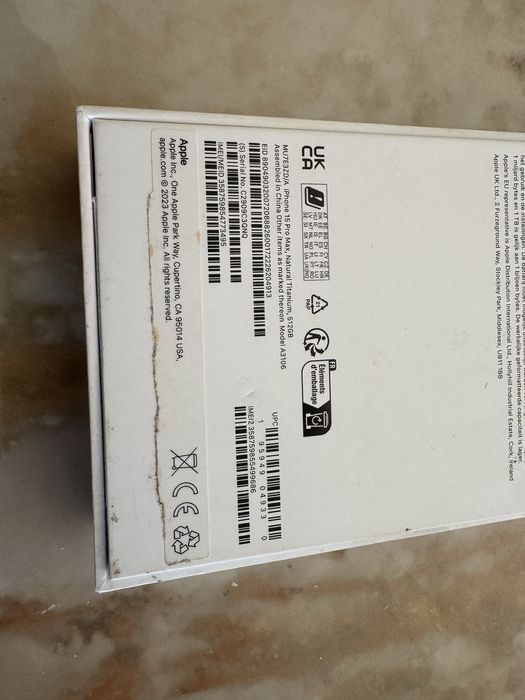Iphone 15 pro max 512gb