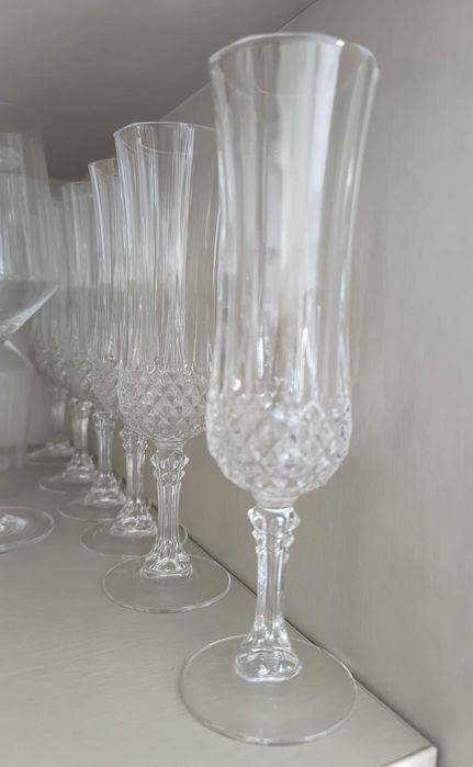 Conjunto de 24 copos da Cristal d’Arques