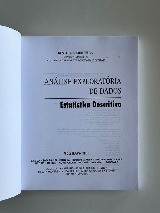 Livro Análise Exploratória de Dados - Estatística Descritiva