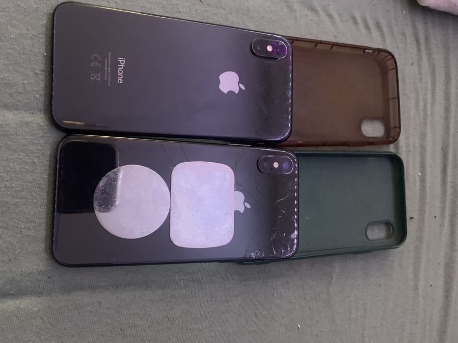 2 iphones 1 xs 256 gb e um x 256 gb