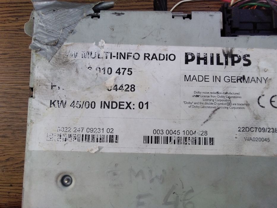 Radio z nawigacją Bmw-E46 Oryginał