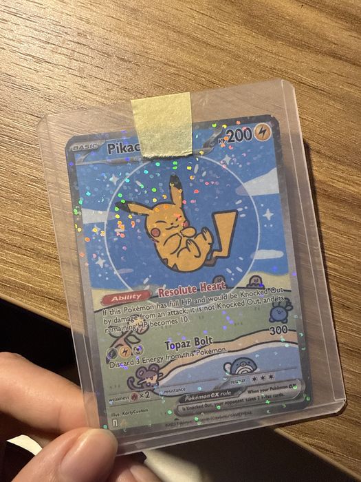 Karta Pikachu - Bubble