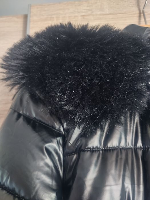 Płaszcz taliowany połysk