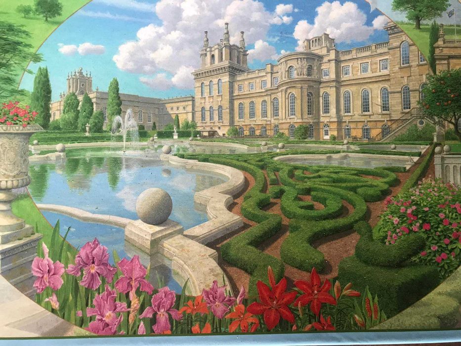 Puzzle Blenheim Pałac ogród 1000