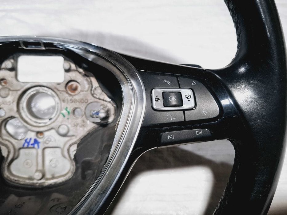 kierownica skórzana taśma zwijak moduł tempomat vw golf vii 7 zestaw