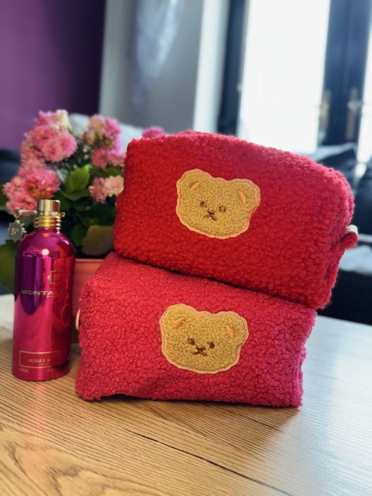 Teddy cosmetic bags handmade косметички