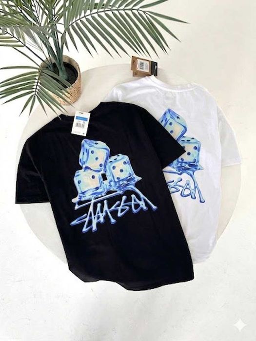 Stussy Новая Футболка » Basic » Большой Принт Стусси » XS-XXL