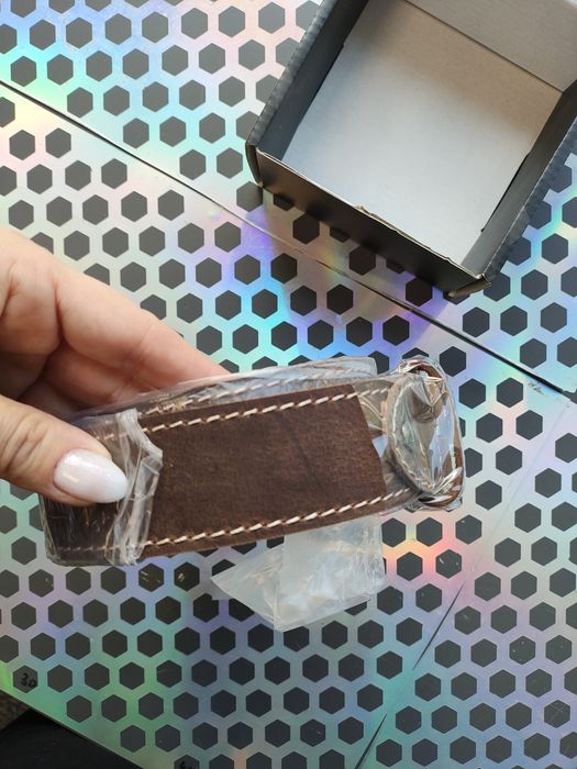 Pasek męski skórzany