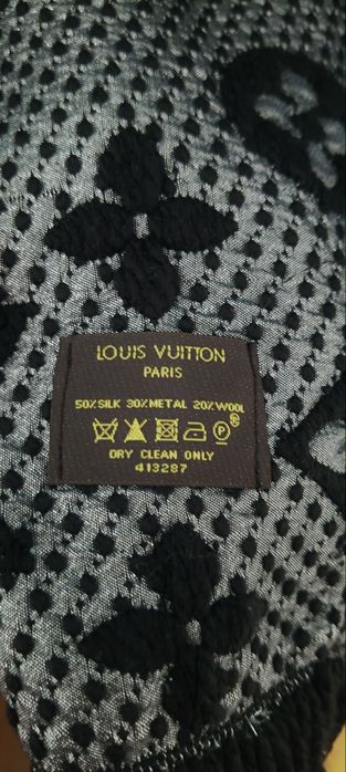 Gruby ciepły szal Louis Vuitton
