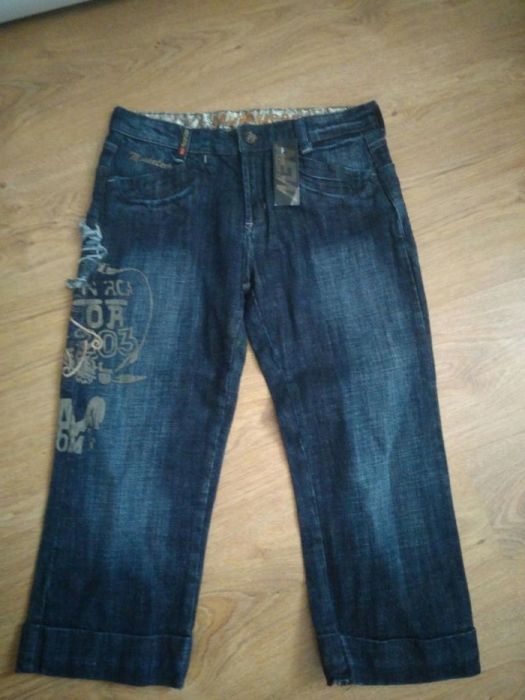 Spodnie jeansowe 3/4 nowe