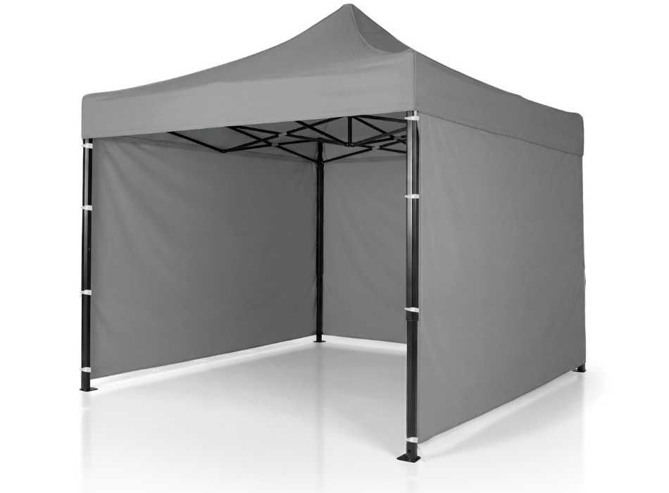 PAWILON HANDLOWY Ogrodowy 3x3m Automatyczny MOCNY - GREY