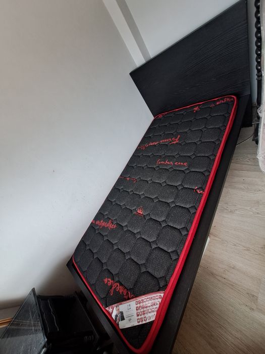 Cama ikea Malm + colchão farma ortopédico + estralho