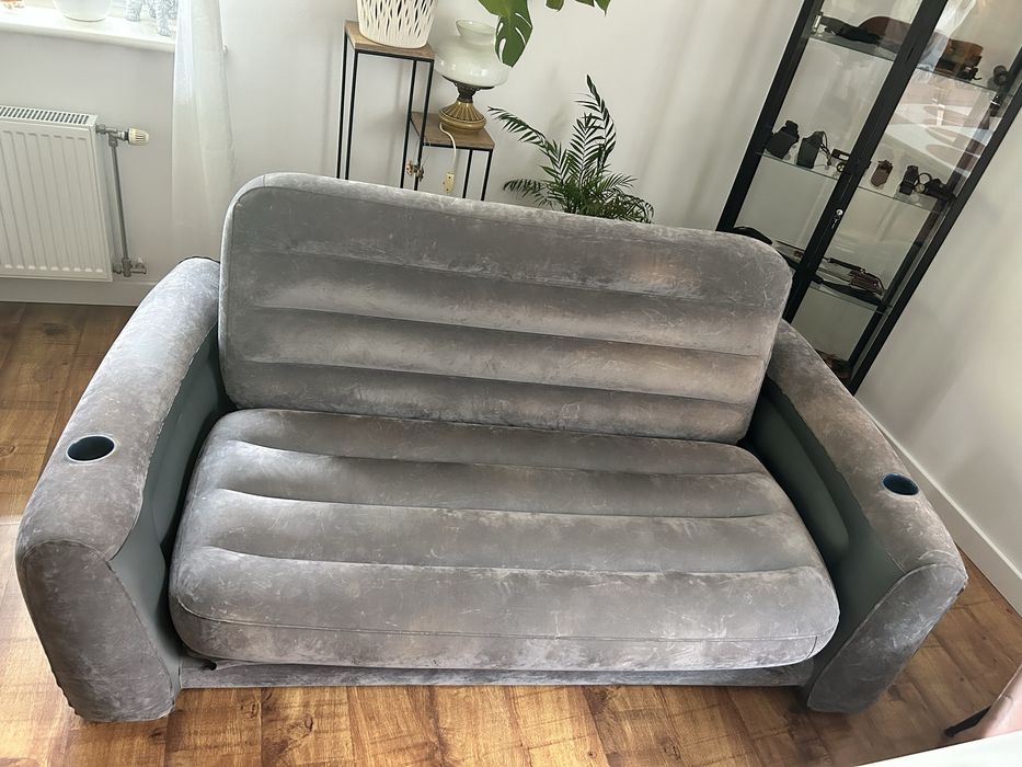 Sofa dmuchana 2w1 INTEX rozkładana- materac- łóżko