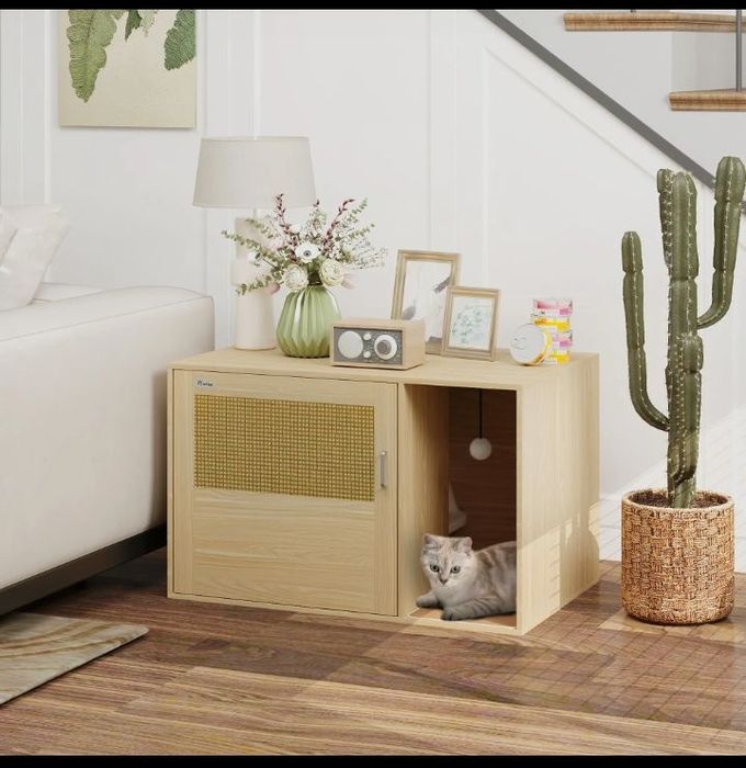 Caixa cama/WC para gato