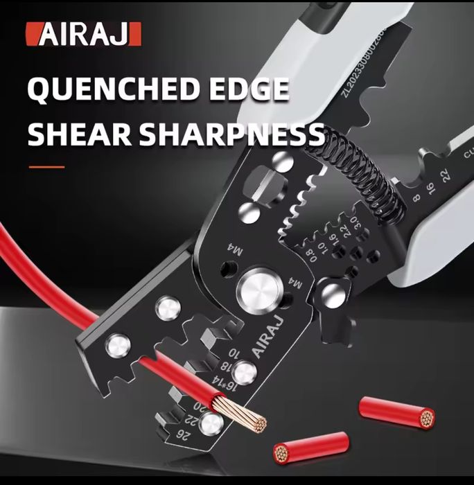 Многофункциональные, клещи,инструмент для зачистки и обжима проводов