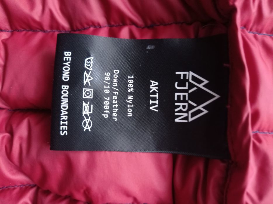 FJERN  AKTIV  Down Hooded Jacket 90/10 ,700Fill power.