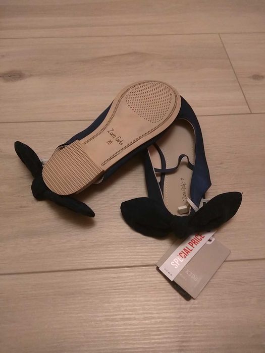 Baletki dziewczęce r. 29 ZARA