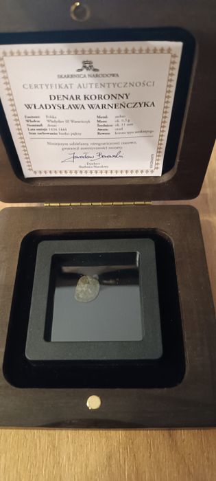 Moneta pochodzonca z 1443r