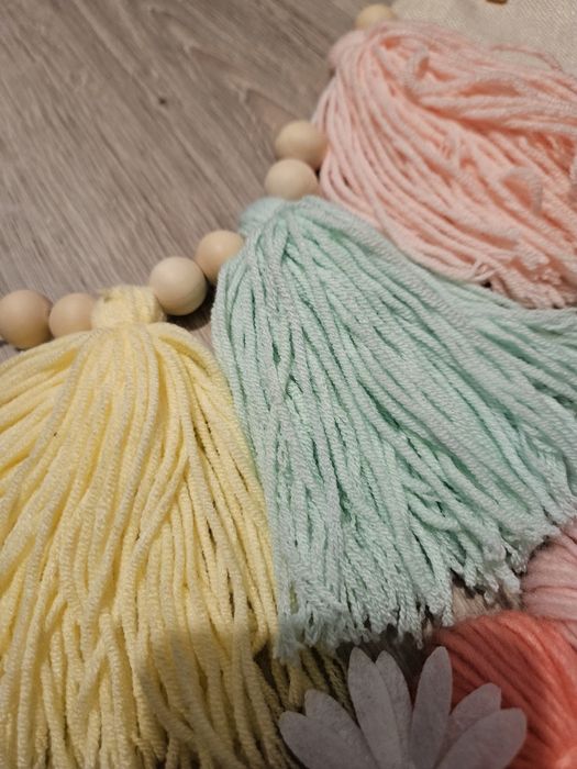 2 girlandy na roczek dla bliźniaczek.  Stan bardzo dobry/ idealny