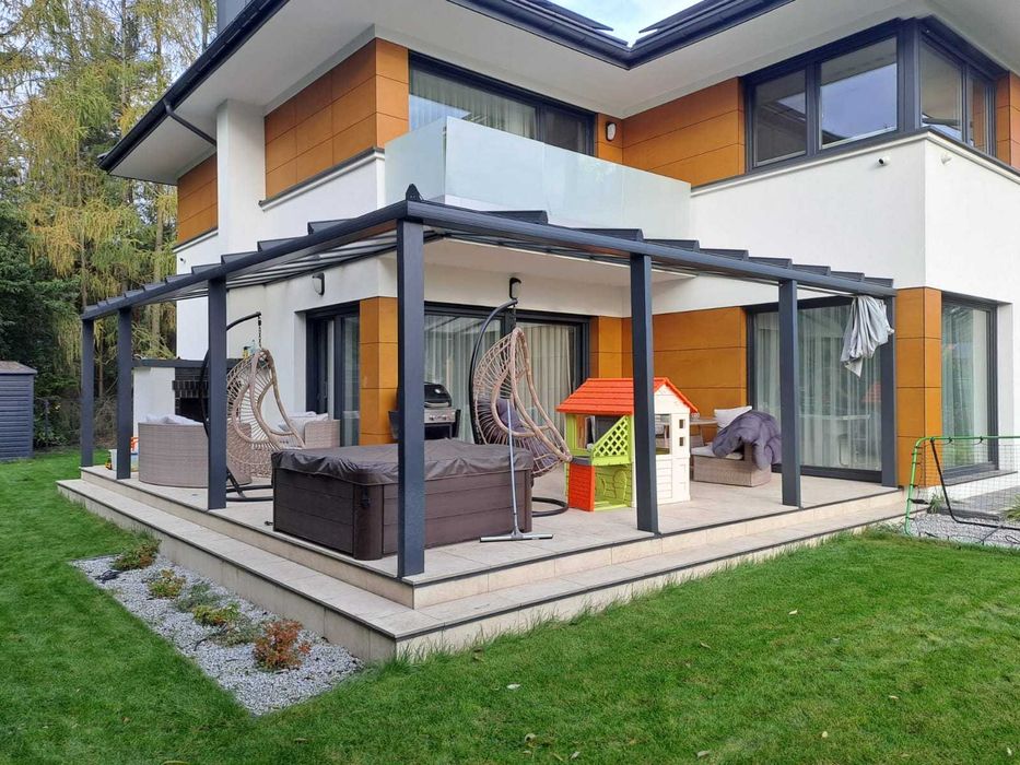 NEXHED Zadaszenie tarasu zadaszenie szklane dach tarasowy szklany dach