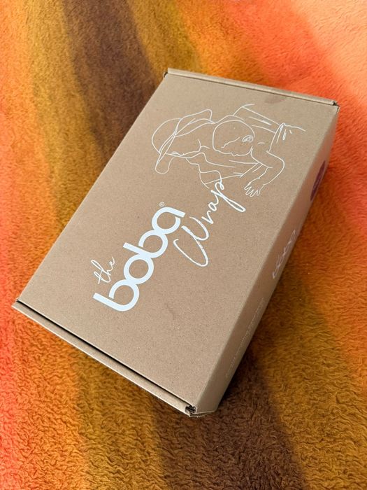 Pano elástico porta-bebês Boba Wrap na cor Vintage Blue NOVO