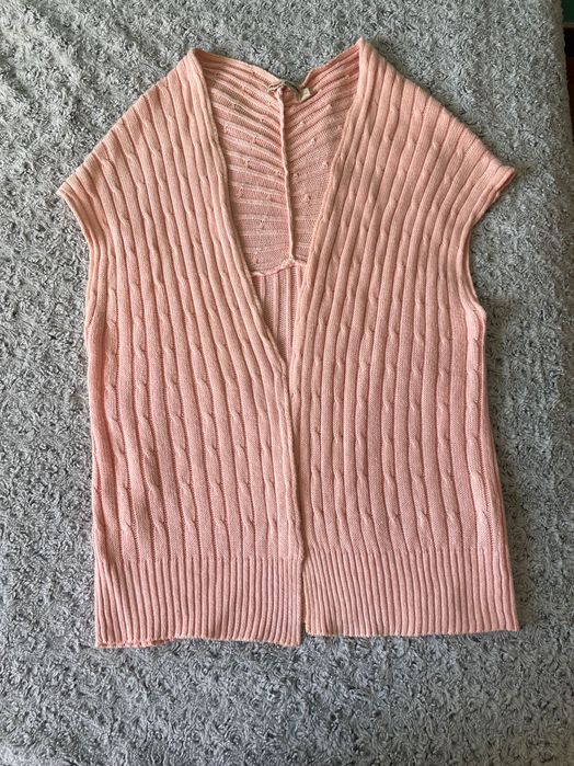 Colete rosa 45% algodão