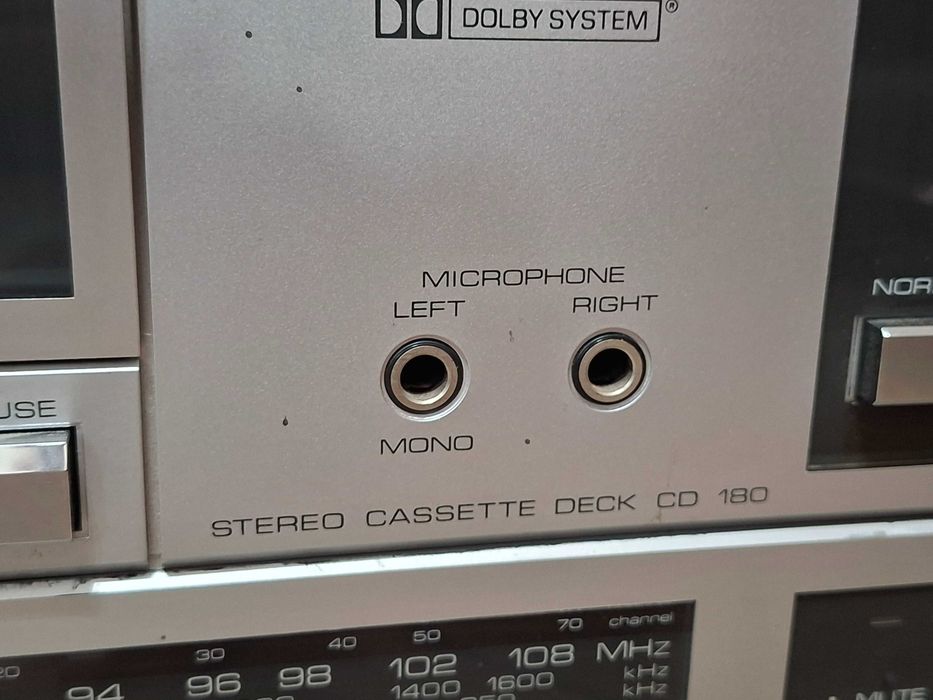 Wzmacniacz SABA MI 180 Tuner Radio SABA MT 180 Magnetofon SABA CD 180 Retro