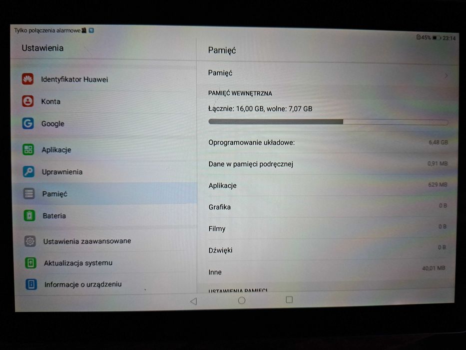 2szt 2 x Tablet HUAWEI MediaPad T2 10, model AGS-L09,