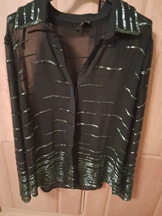 Koszula błyszcząca rozm.L