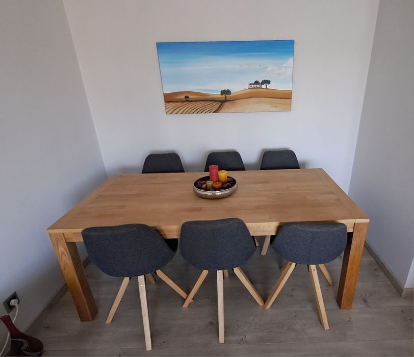 Mesa Jantar Carvalho Maciço