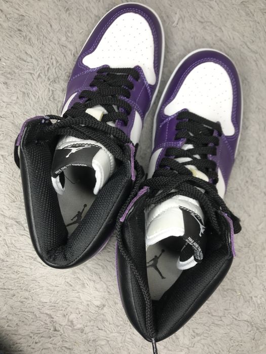 stylowe skórzane wysokie trampki nike jordan
