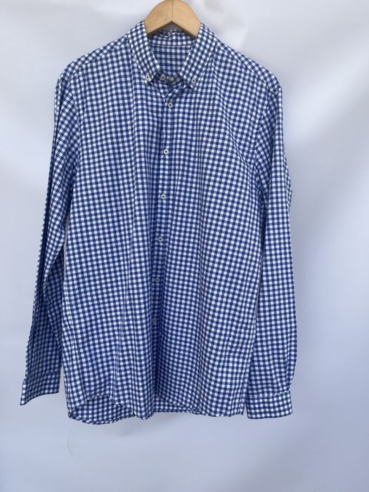 Camisa aos Quadrados Azuis e Brancos XL Nunca Usada