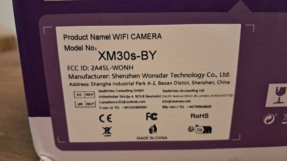 Kamera WiFi Zewnętrzna Obrotowa 4MP PTZ Zoom z Panelem Solarnym - Nowa