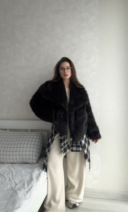 Шубка в стиле zara / шуба / зара