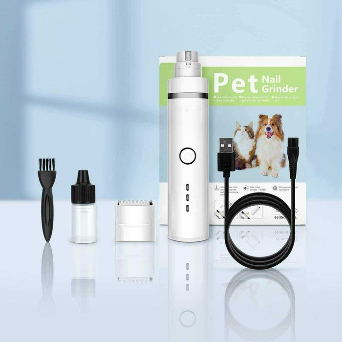 Moedor e aparador de unhas de cão/gato  de pêlos 2 em 1