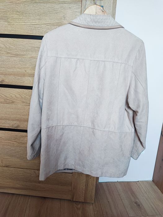 Kurtka damska przejściowa XL jesień zamszowa Basic Plus size