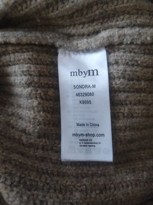 Платье-свитер из толстой пряжи