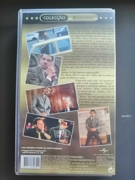 Dvd Mr. Bean um autêntico desastre