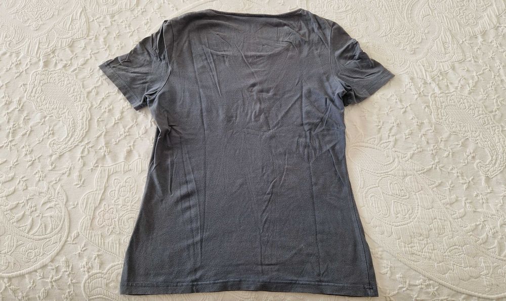 T-shirt Azul com manga curta, marca Noa Noa, tamanho S