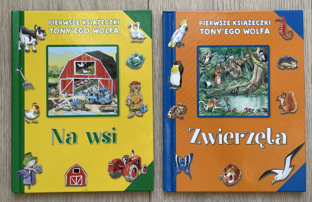 Pierwsze książeczki Tony'ego Wolfa - Na wsi i Zwierzęta