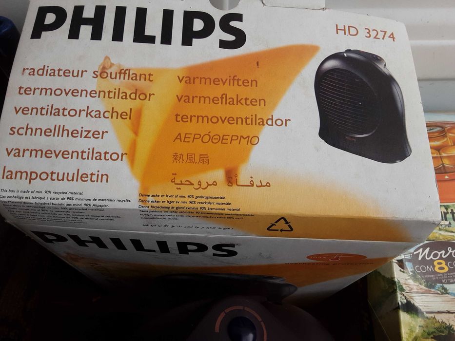 Termoventilador Aquecedor Philips e iogurteira Tróia