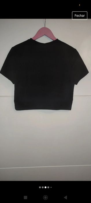 T-shirt engraçada xl nova, top croped