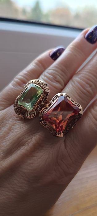 Złoty pierścionek Warmet r.14