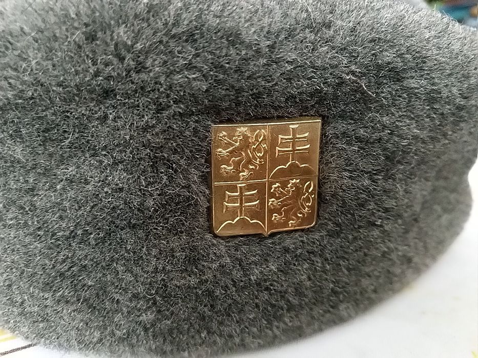 Czapka uszatka Czechosłowacja.