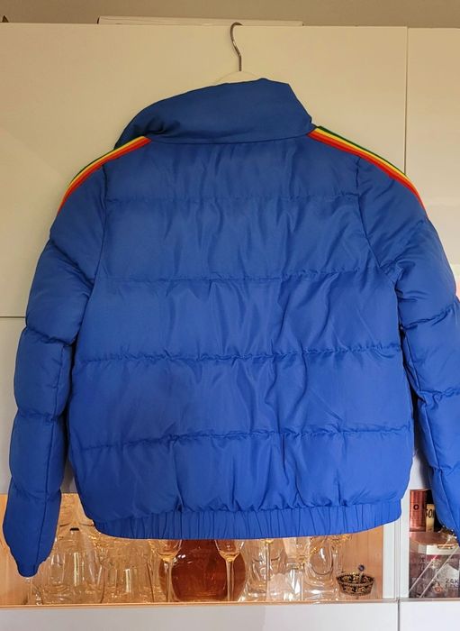 140/146 Kurtka brave soul chabrowa niebieska tęcza rekaw