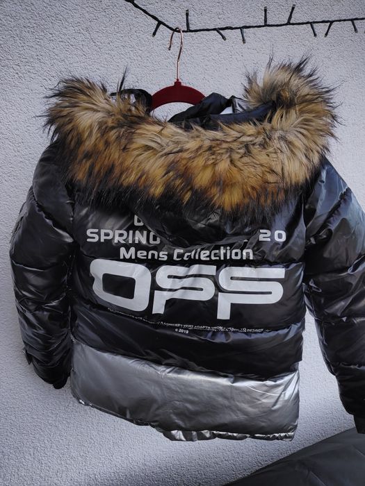 Kurtka zimowa unisex r. 130-140 cm piękna