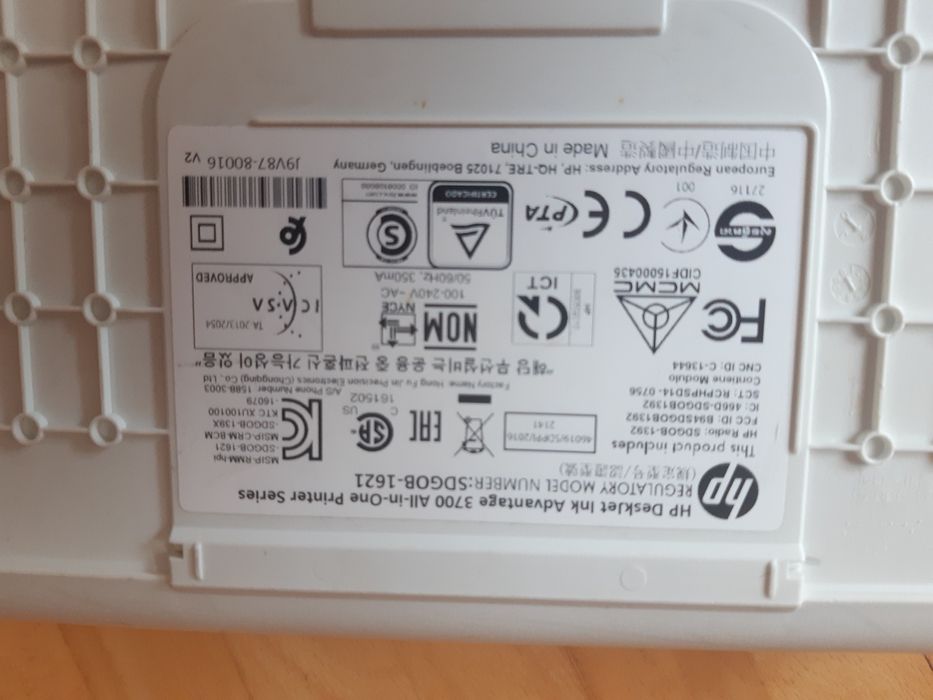 Drukarką HP DeskJet 3785