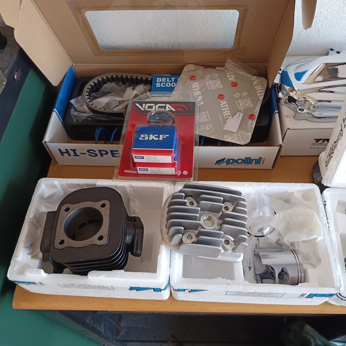 Todas as peças para scooter